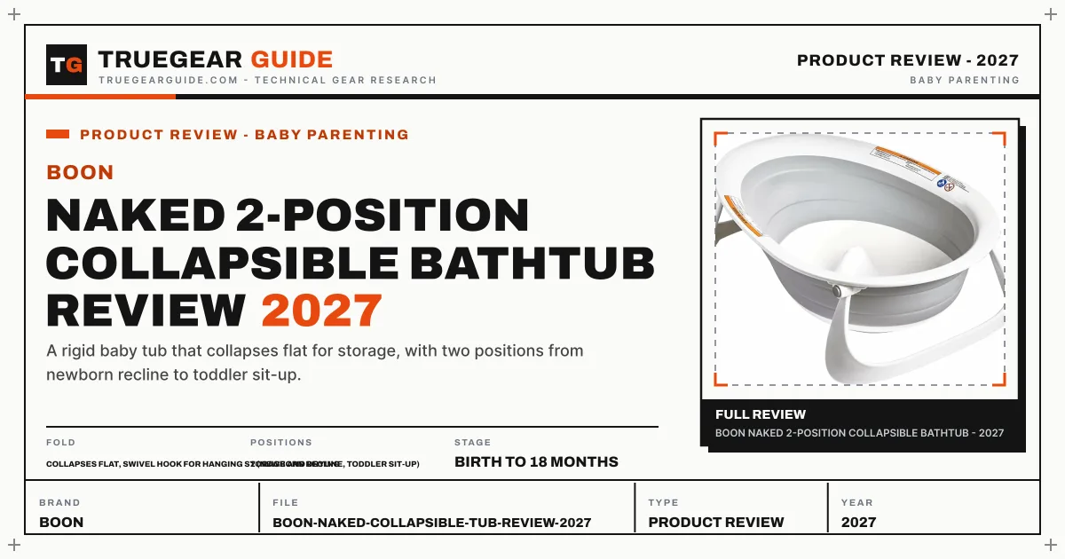 Boon NAKED 2-Position Collapsible Bathtub Review (2027) featured graphic