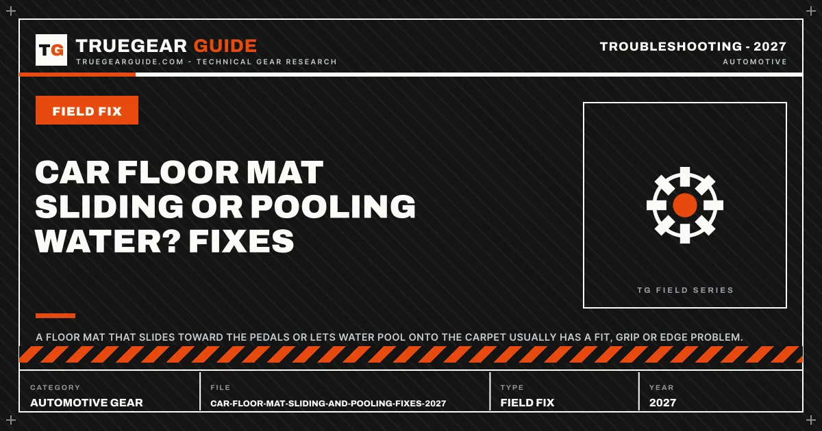 Car Floor Mat Sliding or Pooling Water? Fixes (2027) featured graphic