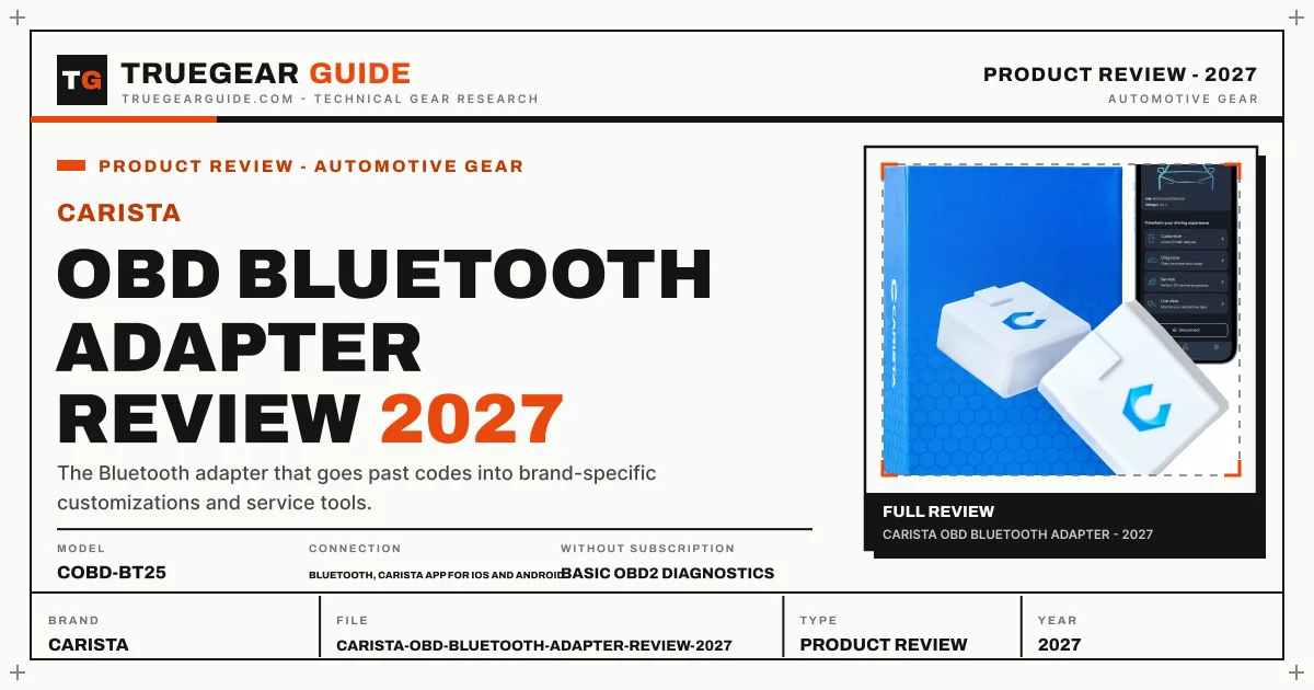 Carista OBD Bluetooth Adapter Review (2027) featured graphic
