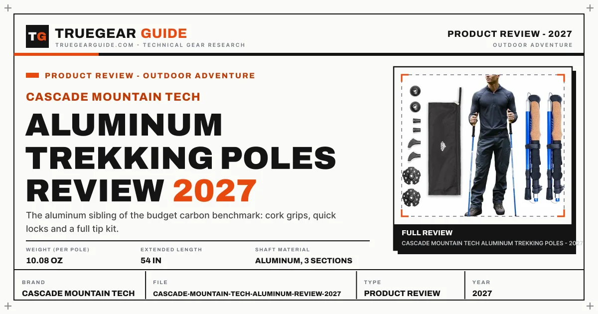 Cascade Mountain Tech Aluminum Trekking Poles Review (2027) featured graphic