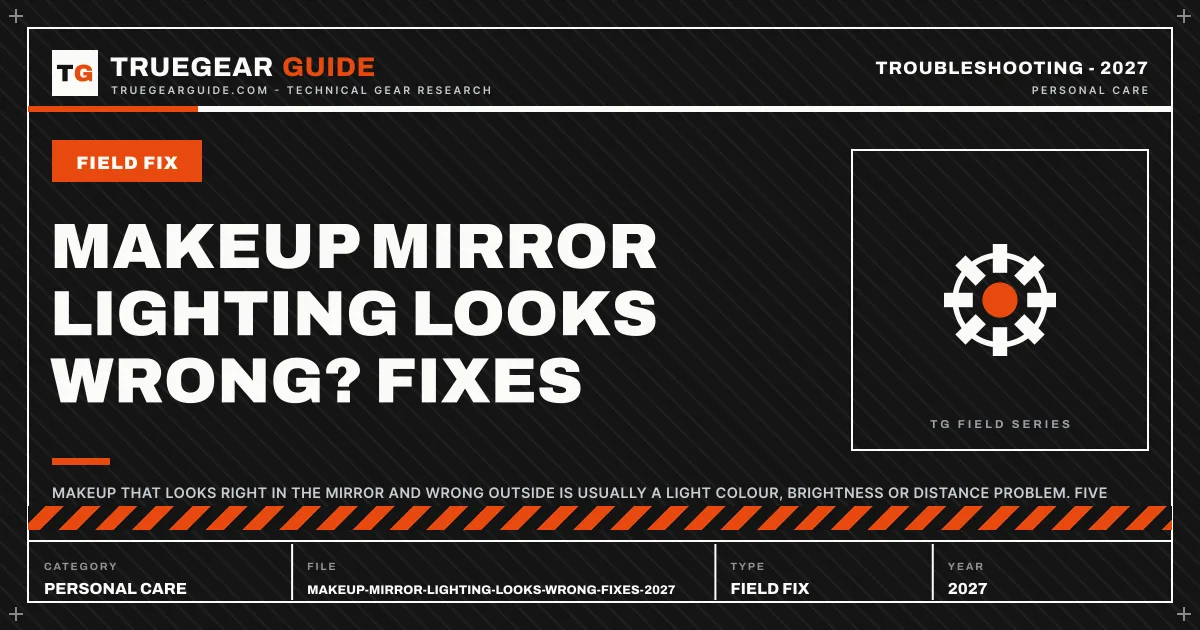 Makeup Mirror Lighting Looks Wrong? Fixes (2027) featured graphic