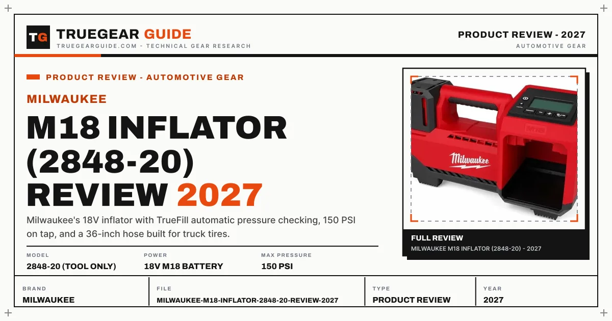 Milwaukee M18 Inflator (2848-20) Review (2027) featured graphic