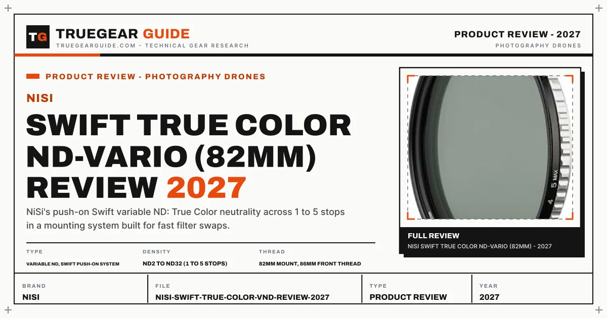 NiSi Swift True Color ND-Vario (82mm) Review (2027) featured graphic