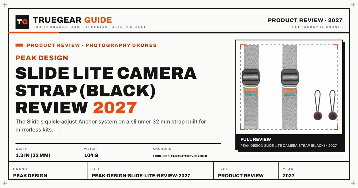 Peak Design Slide Lite Camera Strap (Black) Review (2027) featured graphic
