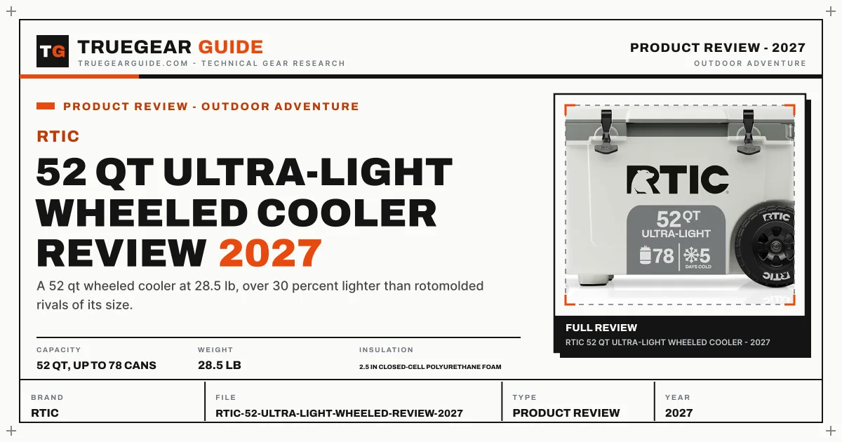RTIC 52 QT Ultra-Light Wheeled Cooler Review (2027) featured graphic
