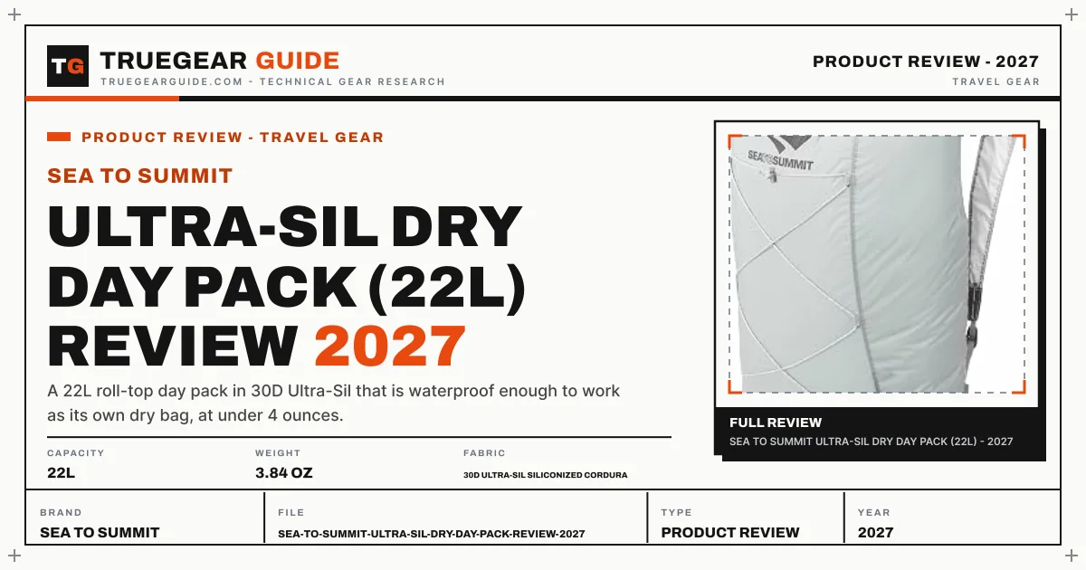Sea to Summit Ultra-Sil Dry Day Pack (22L) Review (2027) featured graphic