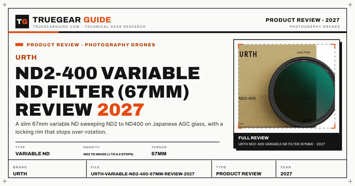 Urth ND2-400 Variable ND Filter (67mm) Review (2027) featured graphic