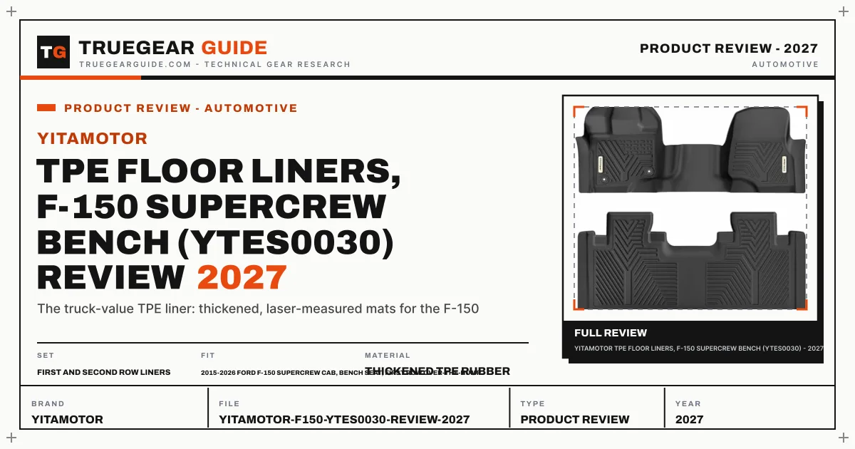 YITAMOTOR F-150 TPE Floor Liners Review (2027) featured graphic