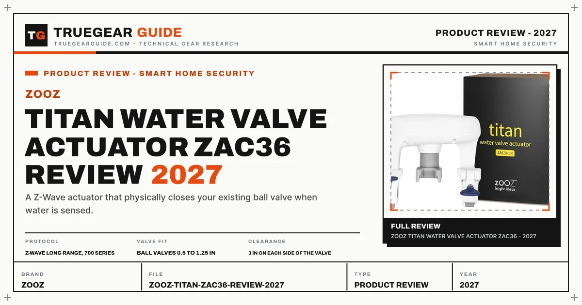 Zooz Titan Water Valve Actuator ZAC36 Review (2027) featured graphic